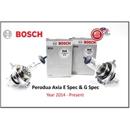 (2 PCS) Bosch Headlamp HeadLight H11 Light Bulbs for Perodua Axia 2014 - 2019