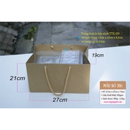 25 Pieces - kraft Paper Bag For Large Food Box Gift Food Box = Bag Number 39