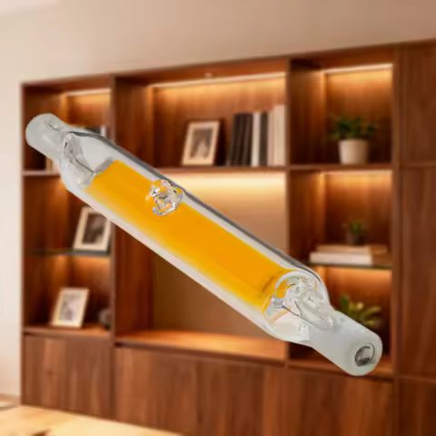 220V 78mm 5W 10W Dimmable LED COB Light Bulb R7S Glass Tube Floodlight Cool/Warm/Natural White Light