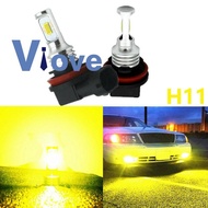 H11 H8 H16 80W 4000LM 3000K Yellow Tech LED Fog Lights Bulbs Kit