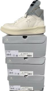 Rick Owens DRKSHDW Converse TURBOWPN Mid Egret