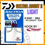 DAIWA SALTIGA ASSIST 2 LIGHT ASSIST HOOK JIGGING HOOK FISHING HOOK