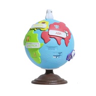 3D Puzzle Globe Rotating World Map Educational Toy Geography Learning Science for Kids Ages 5-8