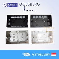 Mounting Box 1G2GWhite Black Silver Dark Grey - AvataronC AvatarON Schneider  | Goldberg Home