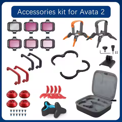 For DJI Avata 2 Propeller Guard Accessories Combo Gimbal Protector Motor Cover Lens Protection Cap B