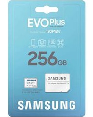 SAMSUNG 三星 130MB/s 256GB 256G EVO PLUS micro SDXC SD A2 記憶卡