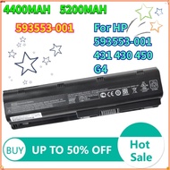 4400MAH 5200MAH  MU06 593553-001 Battery For HP 593553 - 001  431  430  450 G4  593554 - 001 laptop 