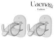 UAENAU Curtain Hangers, Self Adhesive Adjustable Curtain Rod Holders,  No Drilling Brackets Brackets