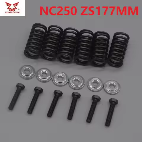 Motorcycle Engine Clutch spring screw nuts for ZONGSHEN NC250 ZS177MM 250cc RX3 ZS250GY-3 KAYO K6 T6
