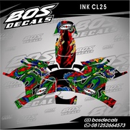 Sticker Decal Helm INK CL25 part 1 | decal helm | decal sticker
