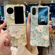Flower Purple Casing for OPPO Find N3 N2 Flip Ins N3Flip N2Flip Premium Phone Case