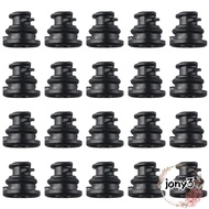 JONY 20Pcs Oil Drain Plug, Plastic Black Drain Plug, Car Accessories Parts 06L103801 06L-103-801 Dra