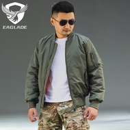 Eaglade Tactical Jacket Men In Green Waterproof Keep Warm BN007