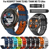 Sport Silicone 22MM Strap For KOSPET TANK T3 Ultra 2 M3 T2 M2 Replacement Wristband Smart Watch Brac