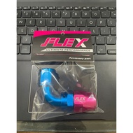 FLEX Performance Braided Swivel Hose End AN10 90 DEGREES