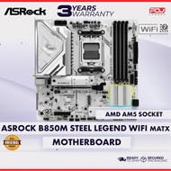 ASROCK B850M STEEL LEGEND WIFI ATX MOTHERBOARD (3 Years Warranty)