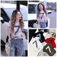 T-shirt Slimshort sleeve No. 7 QCCC QCL1 Gigi Closet AP0949 1349