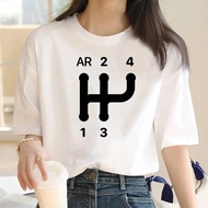2cv Tee women Japanese top girl funny clothing