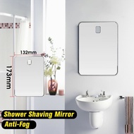 [ROYALLADY037] useful Fogless Shaving Cosmetic Shower Mirror Bathroom Anti-Fog Wall Suction Mount Hook