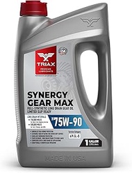 Triax Synergy Gear MAX 75W90 GL-5 Limited Slip, Ultra Long Drain 500k Miles, Manual Transmission, Ge