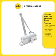 Yale C-77EN SIZE 2 (C-77EN2) 40KG Fire Rated Door Closer (Silver)