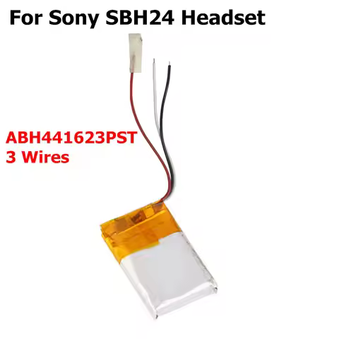 New Battery for Sony SBH24 Headset SBH-24 Li-Po Rechargeable Accumulator Pack Replacement 3.7V 200mA