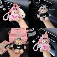 Cute Shirley Rose Duffy Bear Car Keychain Bag Pendant Doll Pendant Girlfriends Couple Tanabata Gift 