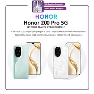 [Malaysia Set] Honor 200 Pro 5G | Honor 200 5G (512GB ROM | 12GB+12GB Extended RAM) Official Warrant