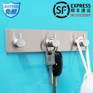 To hooks Super strength adhesive hook stainless steel seamless 3M waterproof kitchen coat behind the