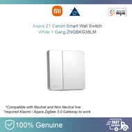 Aqara Z1 Canon Smart Wall Switch Homekit Zigbee 3.0 Neutral/ No Neutral