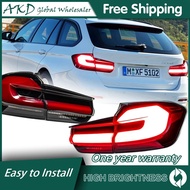 AKD Car For BMW F31 2013-2019 320i Taillights  DRL Hella 12V H7 LED Bi Xenon Bulb Fog Lights AKD Car