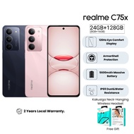 realme C75x 24GB(8+16)+128GB| IP69 Dust & Water Resistance| 5600mAh Massive Battery| 120Hz Diaplay| 