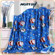 MURRAY Sofa Blanket, Flannel Washable Cosy Snuggle Blanket,  Soft Winter Warm Elk Snowflake Christma