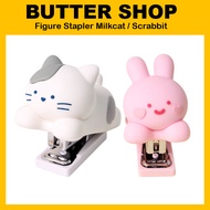 [BUTTER SHOP] Butter Family Figure Stapler Milkcat/Scrabbit Cat rabbit
