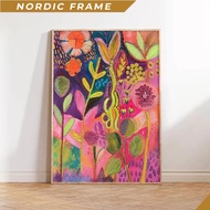 Wall paintings, Abstract Botanical Print, Dopamine Decor, Maximalist Decor, Trendy Art Prints, Maxim