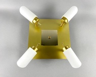 復古裝飾藝術天花板吊燈緞面玻璃和金屬由 Wofi Leuchten