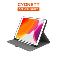 CYGNETT TekView with Pencil Holder TPU Shell Grey/Black iPad Cover (10.2"/10.9")