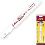 IVY Classic 28516 B318C 3-Inch 18 TPI Metal Cutting T-Shank Jig Saw Blade, Bi-Metal, USA, 1/Card