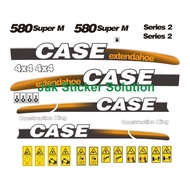 Backhoe Loader Case 580 Super M Series 2 Decal Sticker