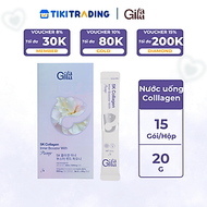 NƯỚC UỐNG COLLAGEN GILAA SIÊU PHÂN TỬ 300DA GILAA KẾT HỢP PEONY TRẺ HÓA CÂN BẰNG NỘI TIẾT (20g x 