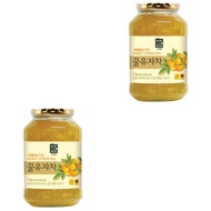 [Bundle of 2] Nokchawon Korean Fruit Tea, Honey Citron, 1Kg [Korean]