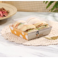 YUEW 10 PCS 10 SET DELICIOUSGirl BOX 11X12 CM Dessert Box Heat Resistant Oven Mica Box Mochi Box / C