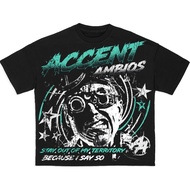 AccentAmbios Boxy Tshirt Heavyweight 235gsm - Black