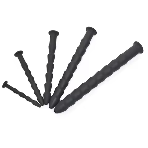Flexible Silicone Hollow Urethral Stick Dilator Reusable Male Urethral Plug Adult Pleasure Toys