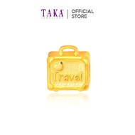 TAKA Jewellery 916 Gold Charm Suitcase