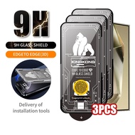 3 Pcs For Samsung Galaxy S25 Ultra S24 Plus S23 S22 A56 A36 A54 A34 A05S Full Coverage HD Tempered G