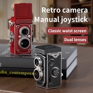 Mini Digital Camera, Portable TLR Style Retro Point and Shoot Compact Small Pocket 1080P FHD Video 4