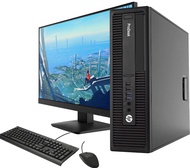 HP 600 G2 SFF Computer Desktop PC, Intel Pentium G4400 Processor, 16GB Ram, 128GB SSD + 500GB HDD, W