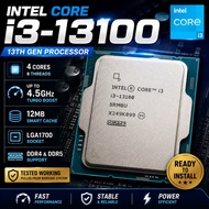 Intel Core i3-13100 13th Gen Processor | 4 Cores 8 Threads | Up to 4.5GHz Turbo | LGA1700 | DDR4 DDR