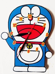 jam dinding anak full doraemon